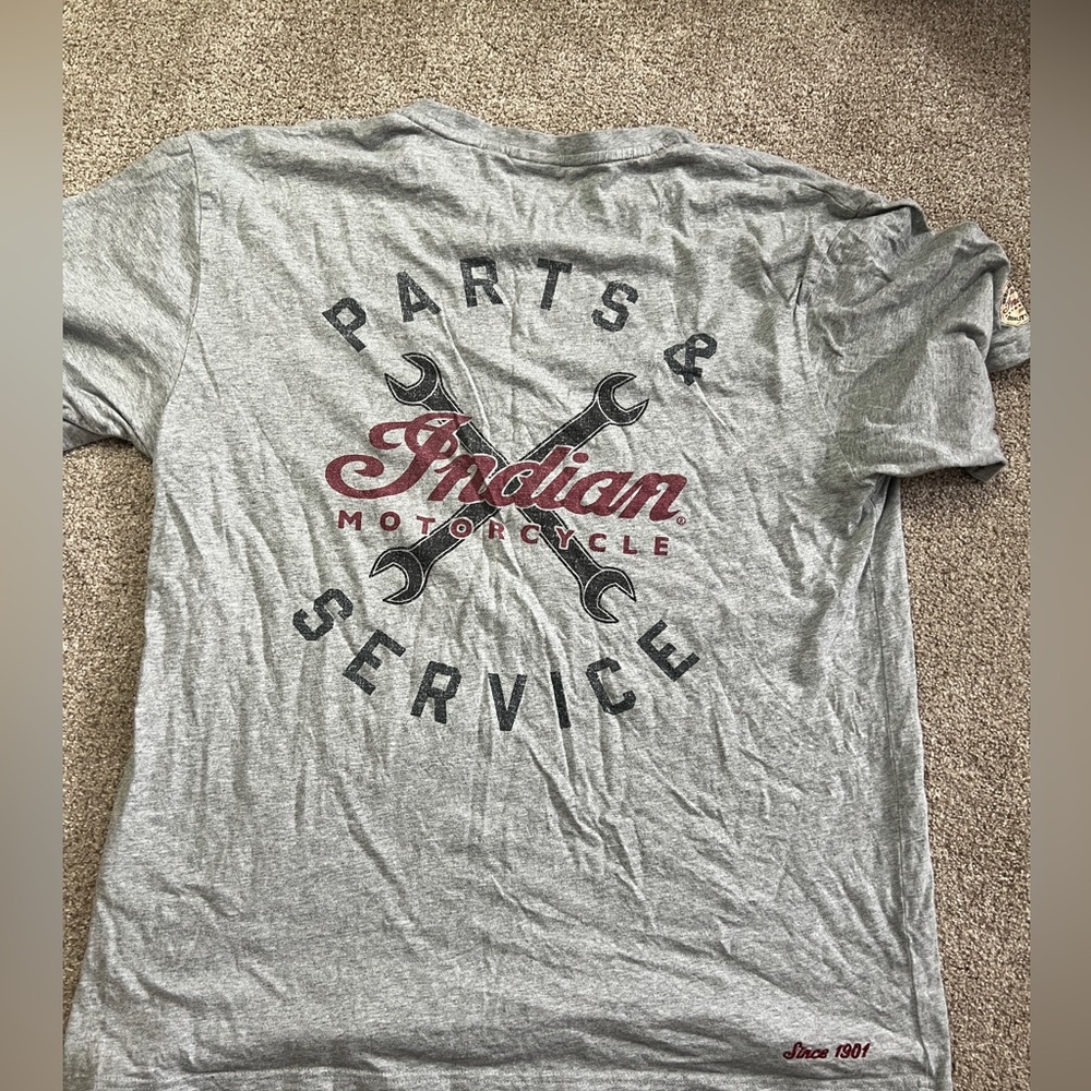 Indian Motorcycle Mechanic T Shirt - Picture 2 of 4